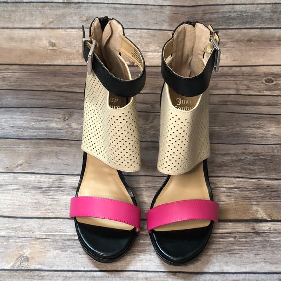 Juicy Couture Nude and Pink Heels - Picture 2 of 7